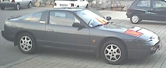 Side view of car