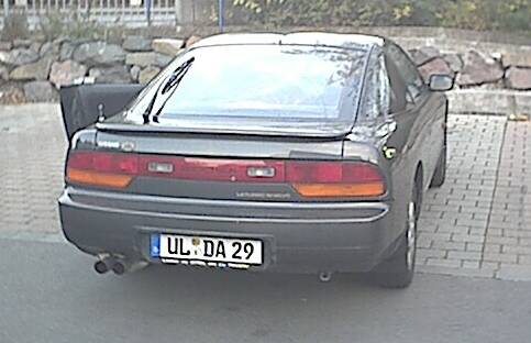 Rear of car