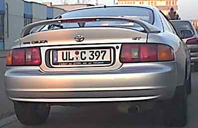 Back of Celica